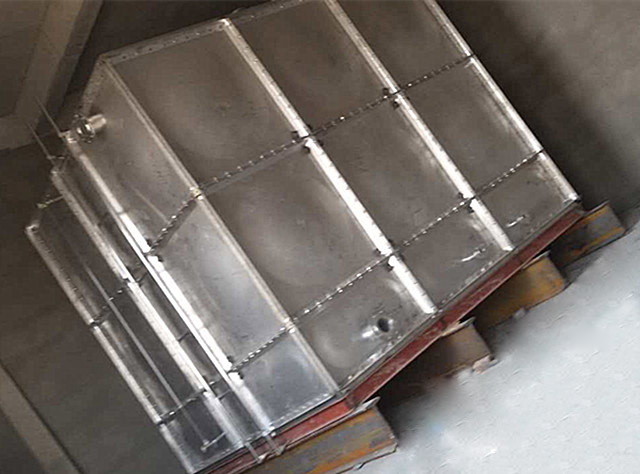 東營市安裝（zhuāng）裝配式不鏽鋼水箱案例