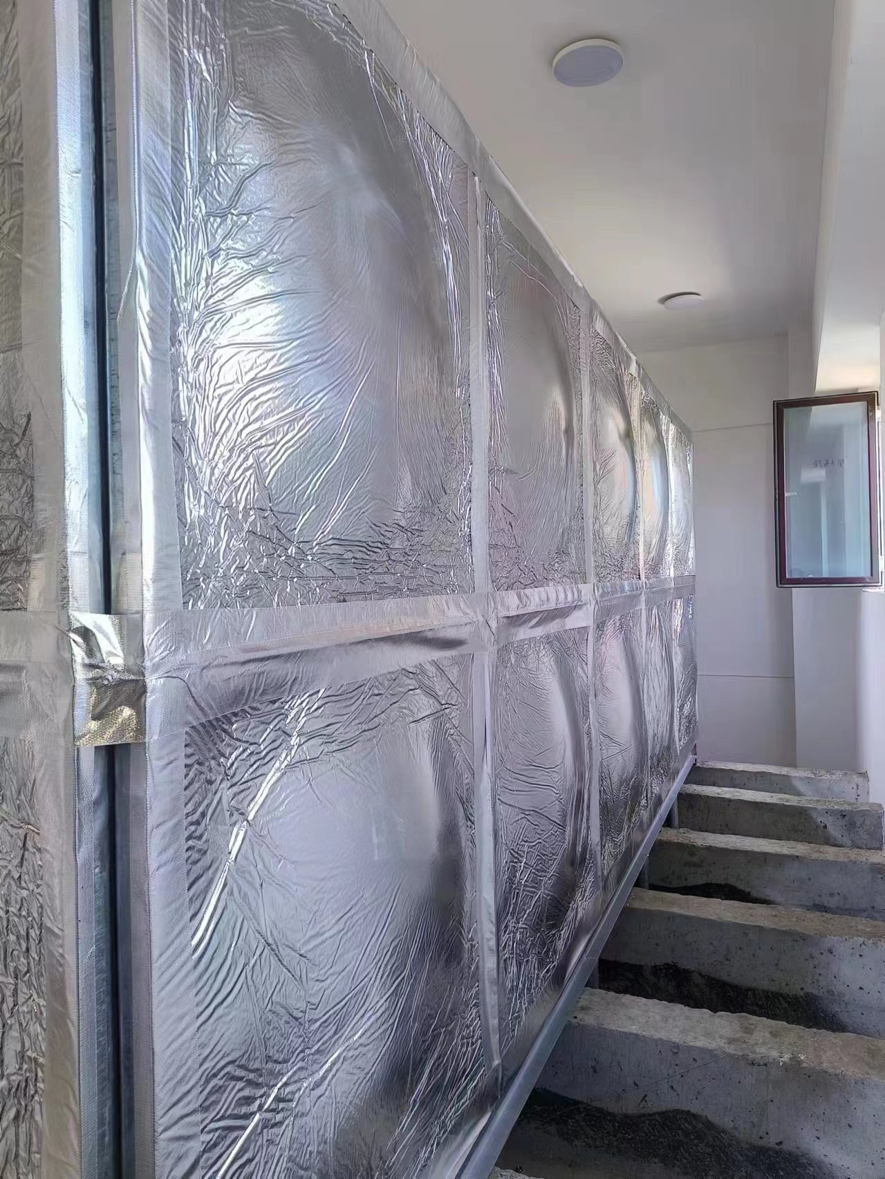 保定高碑店（diàn）潤豪錦公館樓頂消防水箱項目安裝完成