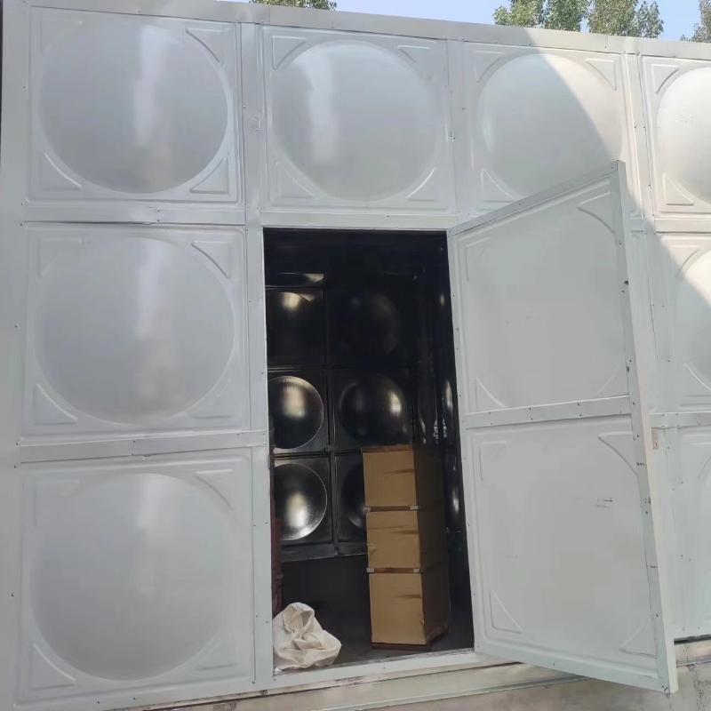 山（shān）東省濱州市惠民縣石廟鎮衛（wèi）生院箱泵（bèng）一（yī）體式水箱安裝完成