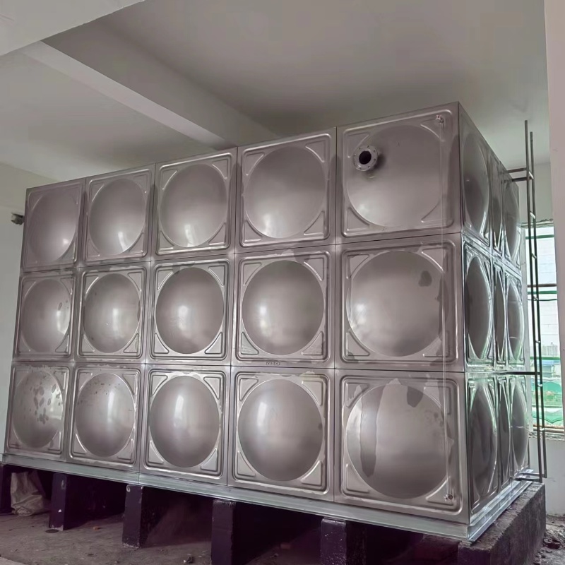 河北省唐（táng）山中建五局第二水表廠配套設（shè）施（shī）不鏽鋼水箱項目完成