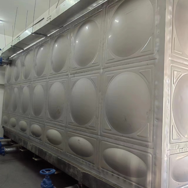 天津聚氨酯彩鋼（gāng）板水箱安裝完成（chéng）